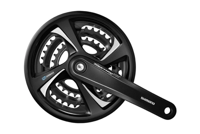 Шатуны Shimano Tourney FC-TХ801 22/32/42 под квадрат D-NL 170 мм 580286 