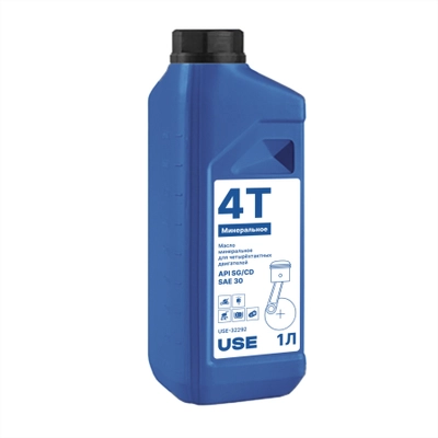 Масло минеральное USE 4-х тактное SAE 30 1