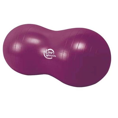 Мяч гимнастический Lite Weights 1870LW Арахис 100*50см ножной насос