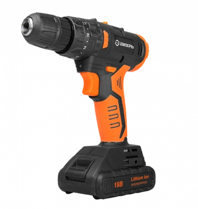 Дрель-шуруповерт аккумуляторная Вихрь ДА-18Л-2КУ/Б