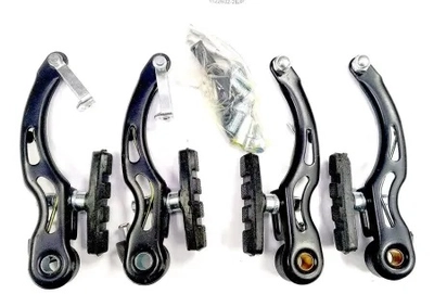 Набор тормозов метал.перед+зад,+пыльники+направляющие (без ручек и тросов)