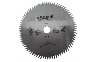 Диск HSS из быстроущей стали Sturm CS5060MS-85-15-1.0-80