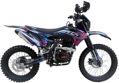 Мотоцикл кроссовый BSE Z1 HotRod Blue/Эндуро (025) (150см3)