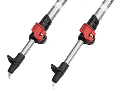 Палки телескопические алюминиевые STC WALKER RED р.100-135см
