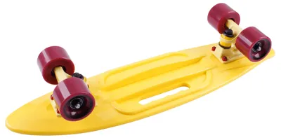 Скейтборд Fishboard 23 желтый TECH TEAM