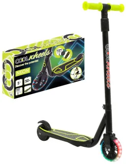 Самокат 2-колесный Cool Wheels +5 Scooter свет.кол.