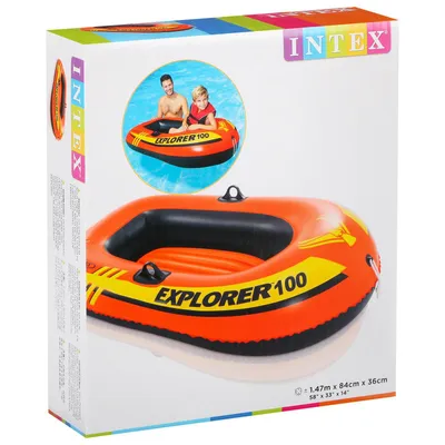 Лодка надувная INTEX 147*84 см Explorer 1-местная 58329