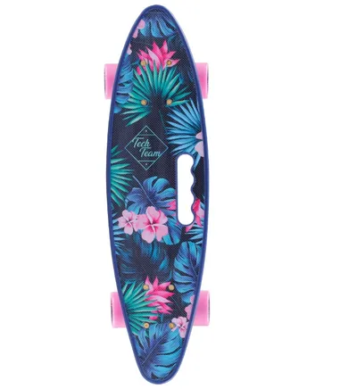 Скейтборд Fishboard 23 синий TECH TEAM