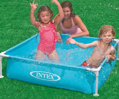 Бассейн каркасный Мини флейм INTEX 30х122х122 см 57173