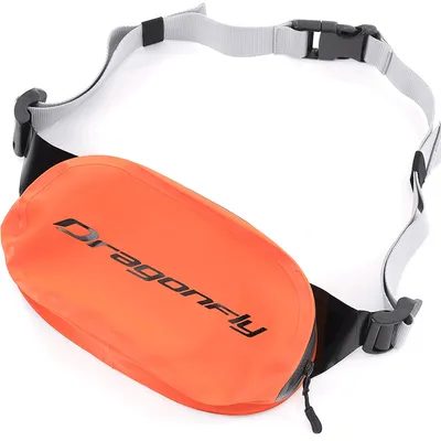 Гермосумка поясная DF Wallet Orange-Black 2л.