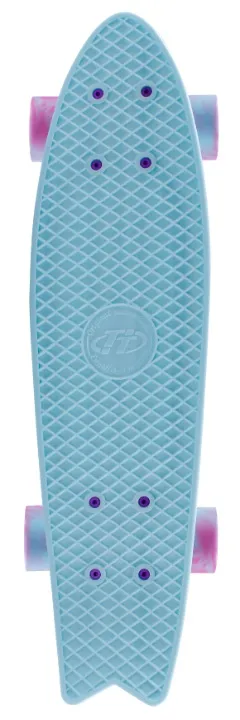 Скейтборд Fishboard 23 голубой TECH TEAM
