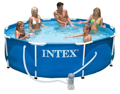 Бассейн каркасный INTEX 76х305 см + насос/фильтр 28202