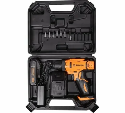 Дрель-шуруповерт аккумуляторная ДА-20Л-2К/БП 2,0 А/ч