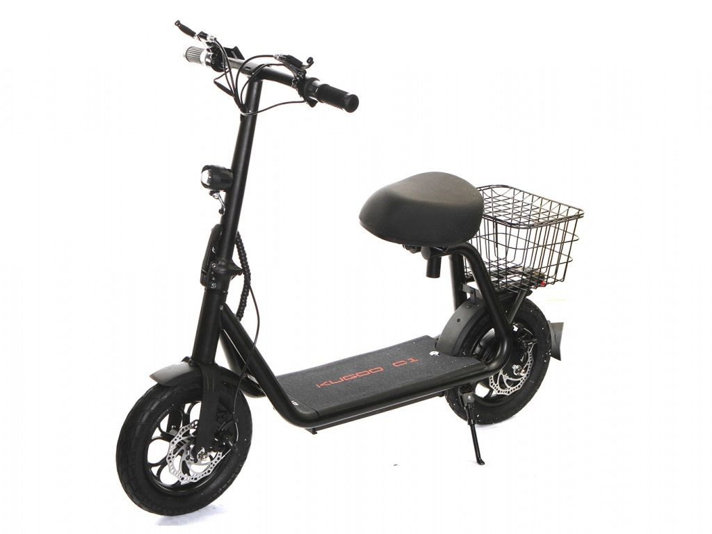 самокат электрический kugoo c1 plus