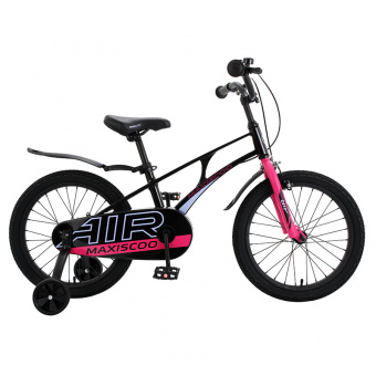 Велосипед детский Maxiscoo Air Стандарт 18" 2023 Обсидиан