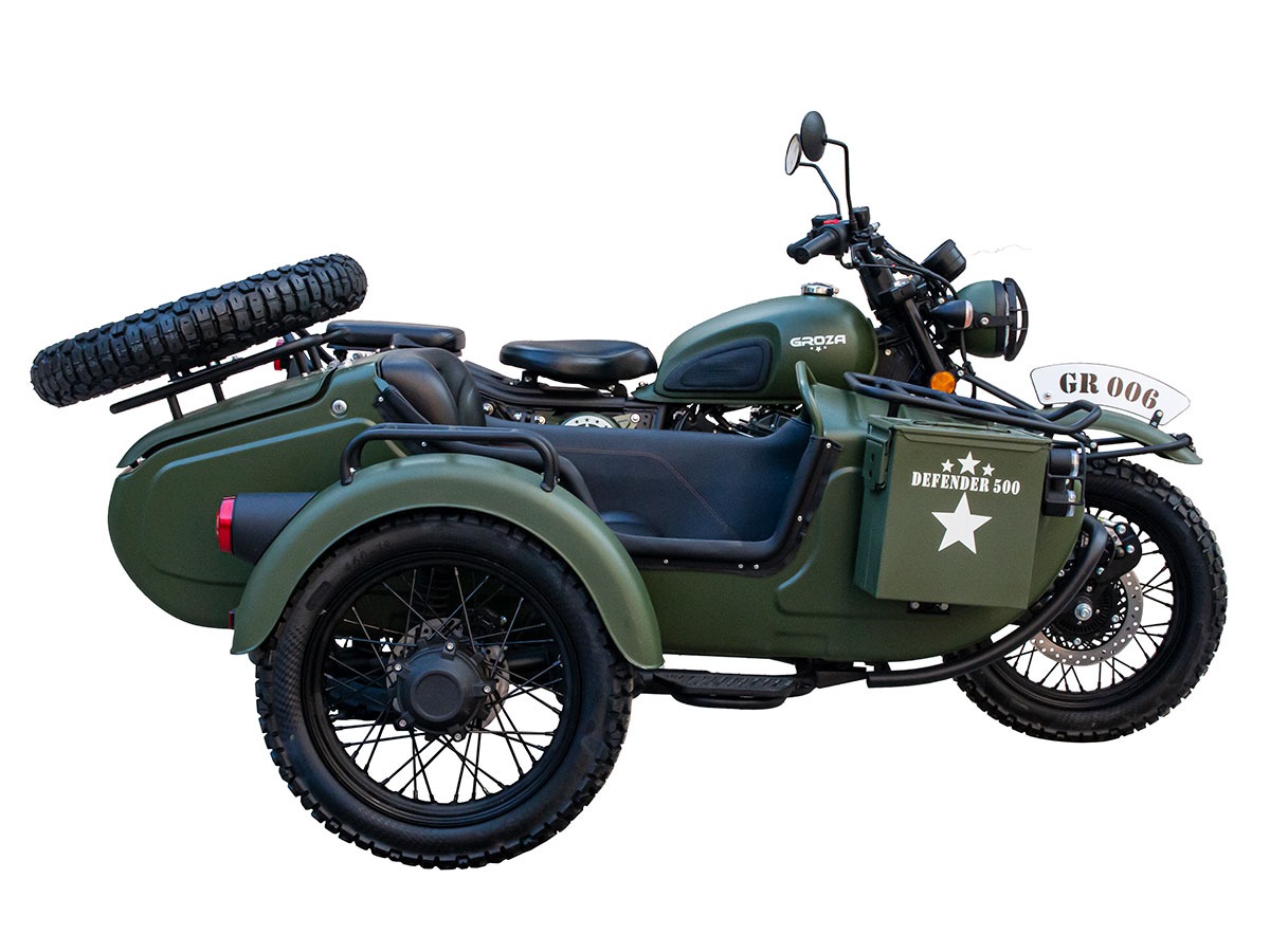 мотоцикл с коляской groza defender 500 efi (2023)