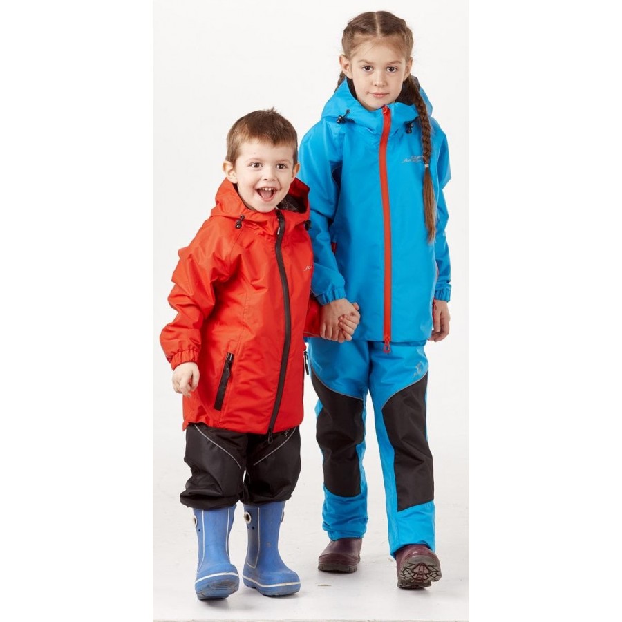 комплект детский дождевой (куртка, брюки) dragonfly evo kids blue мембрана 116-122