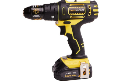 Дрель аккумуляторная Hanskonner HСD1838R