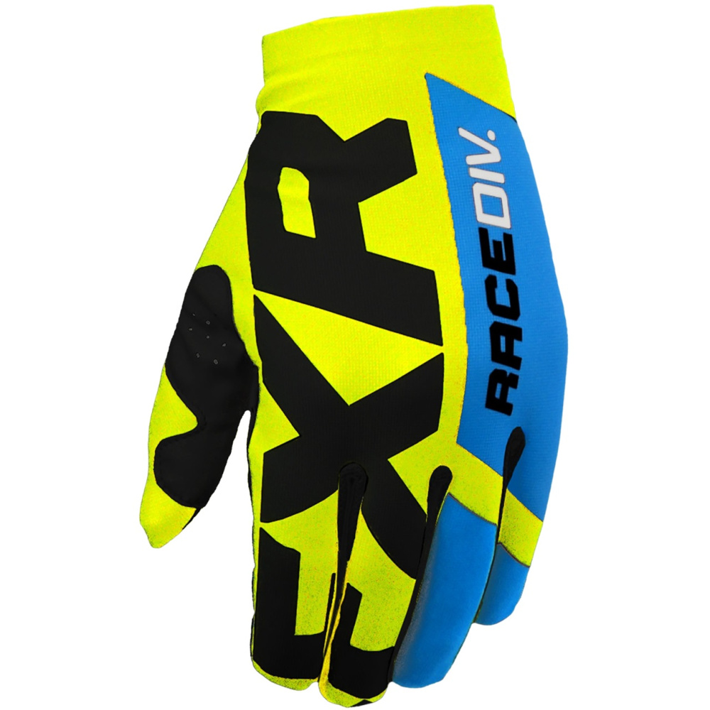 перчатки fxr slip-on lite mx glove 2xl black/blue