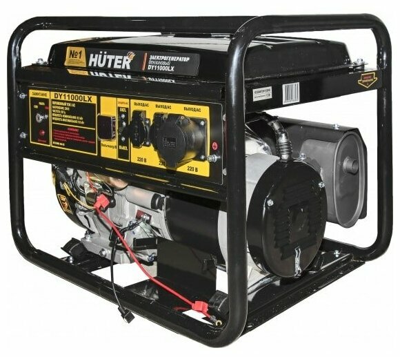 генератор бензиновый huter dy11000lх электростартер