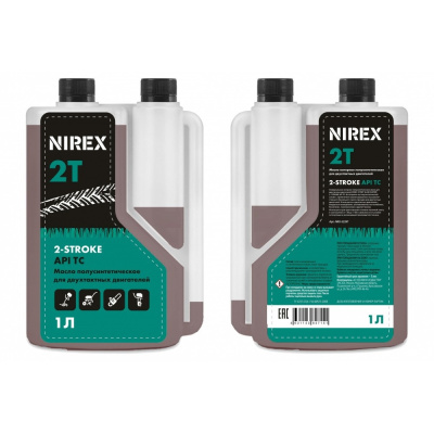 Масло минеральное NIREX NRX-32296 2-х тактное API TC с дозатором 1 л