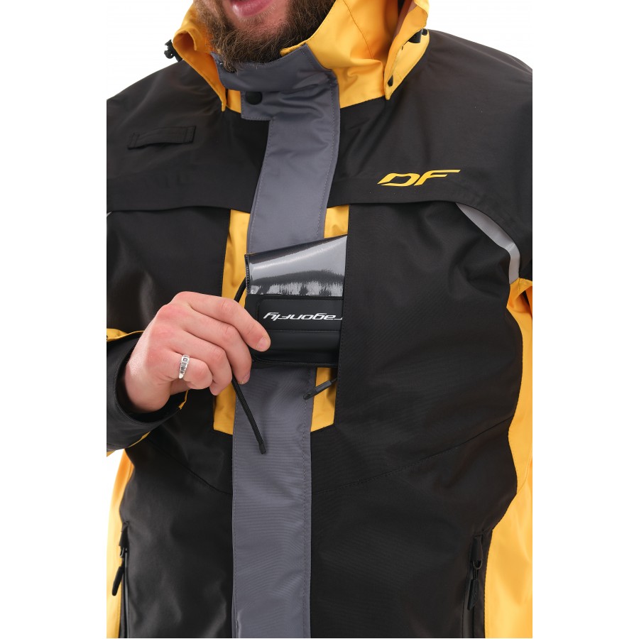куртка мембранная dragonfly quad pro black-yellow (xl)