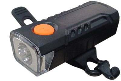 Фара USB,1 линза,3 режима,пластик.корпус