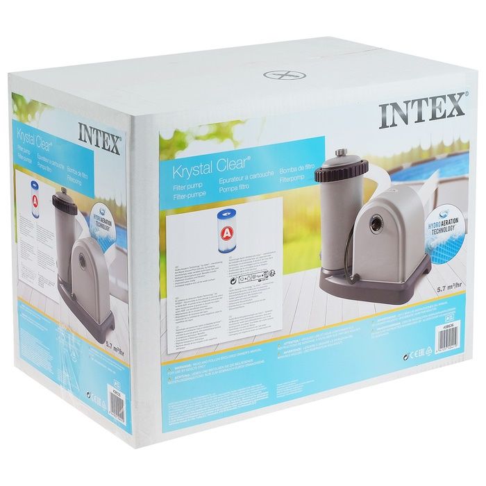 насос-фильтр для бассейнов 5785 л/ч intex 28636