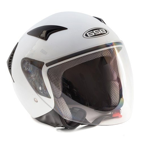 шлем gsb g-240 white glossy xs