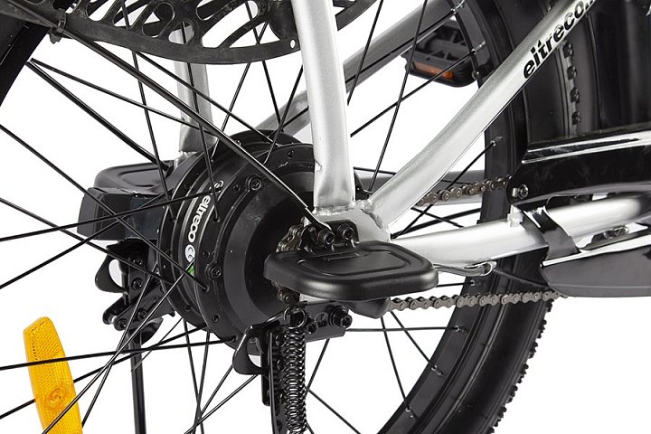 велогибрид eltreco green city e-alfa fat