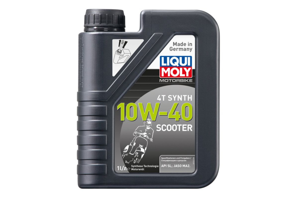 масло liqui moly 4-х т 10w40 для скутеров motorbike 7522