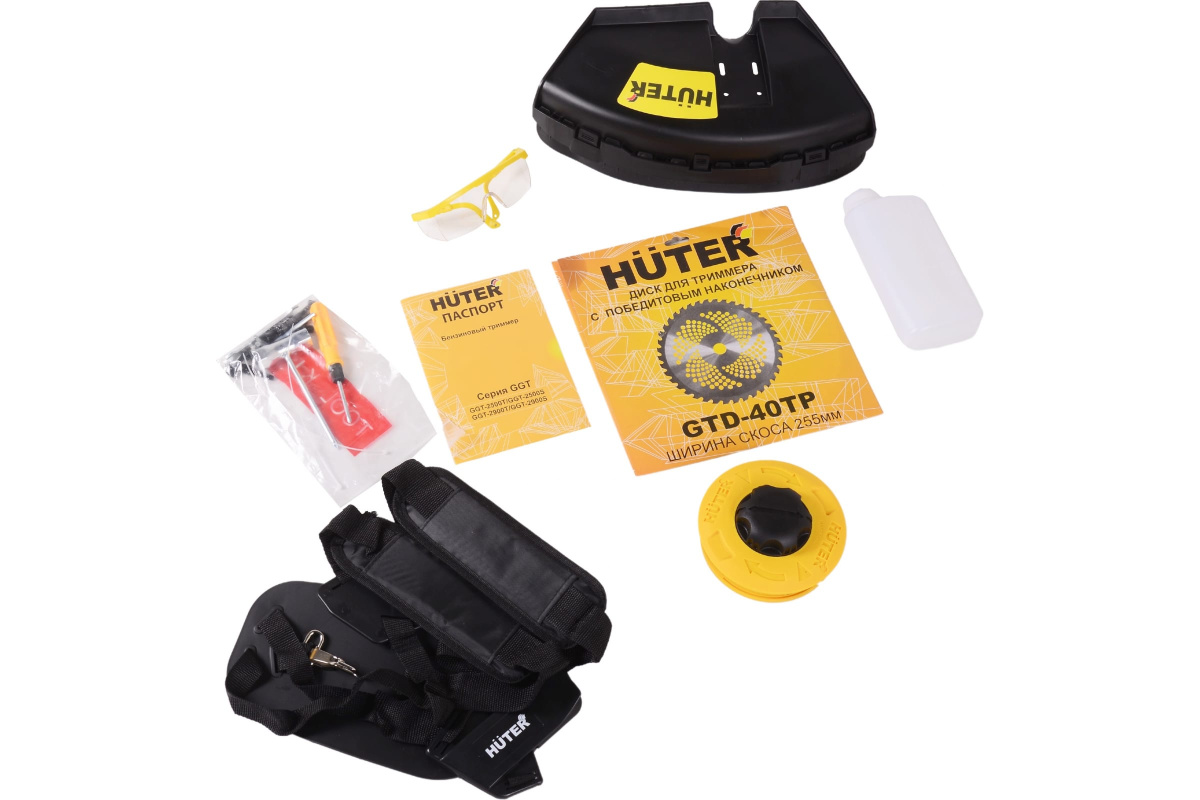 коса бензиновая huter ggt-2900т триммер