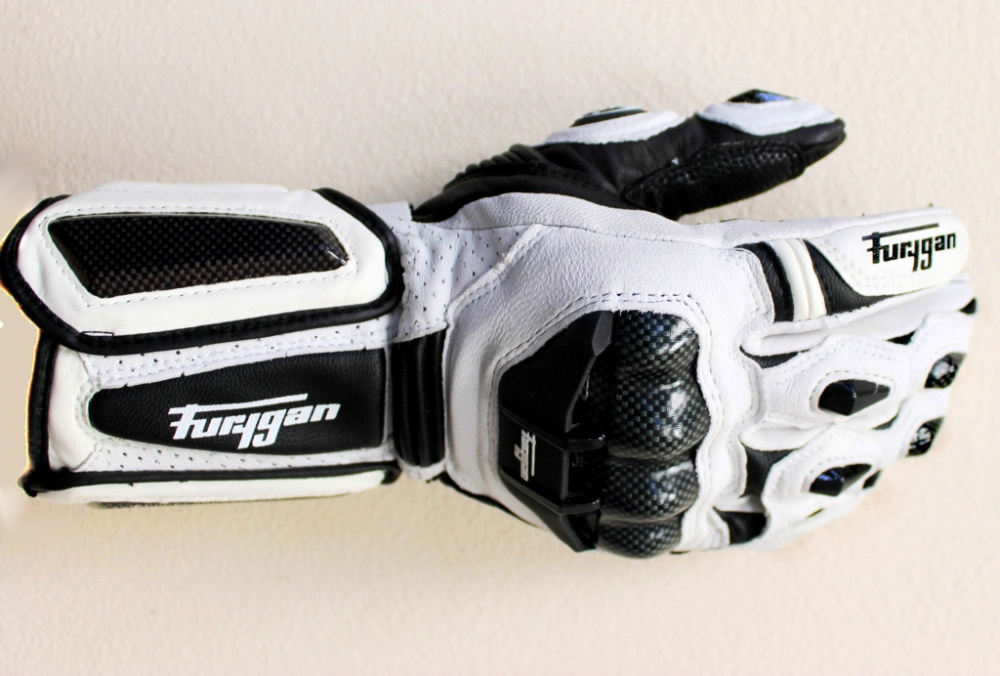 мотоперчатки furygan afs-10 xl бело/черные