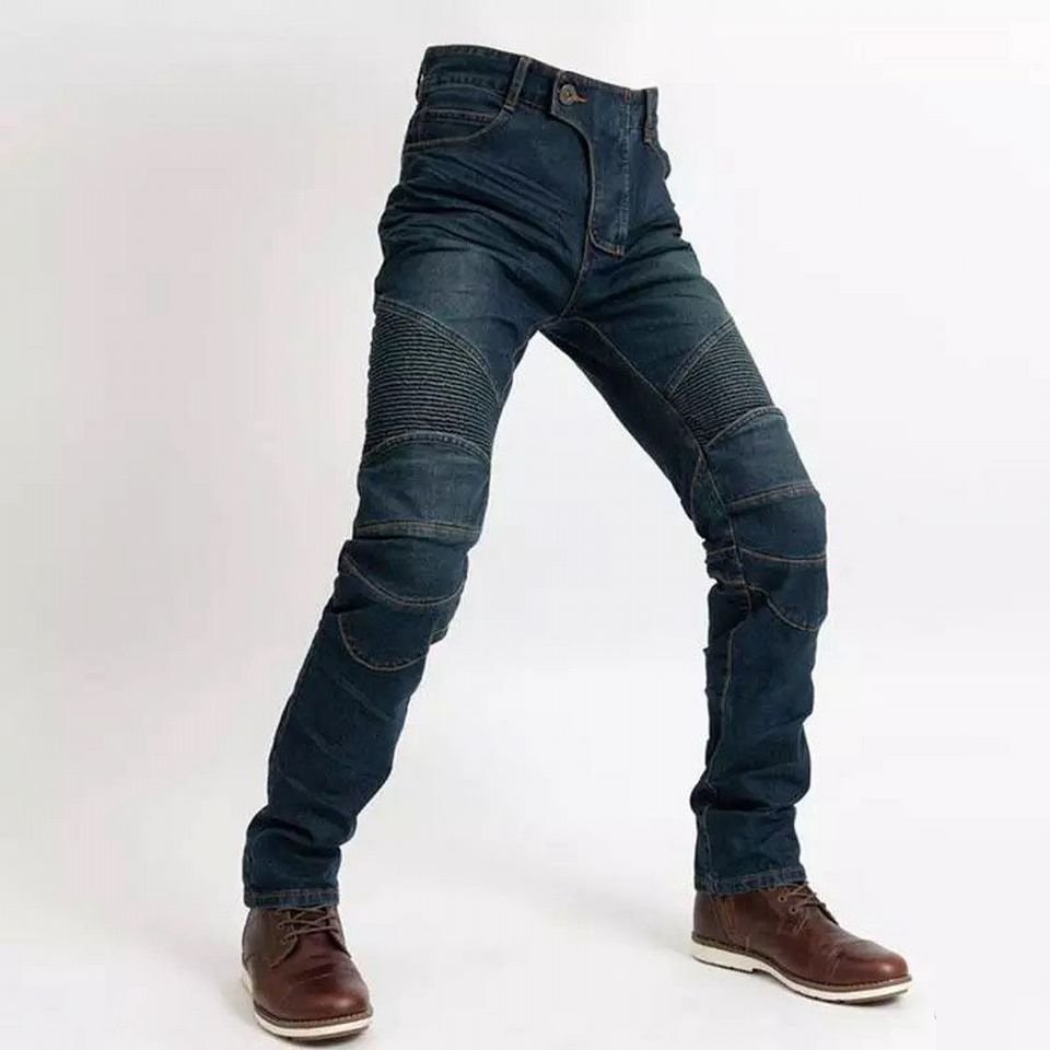джинсы komine pk718 superfit kevlar d-jeans blue, xl