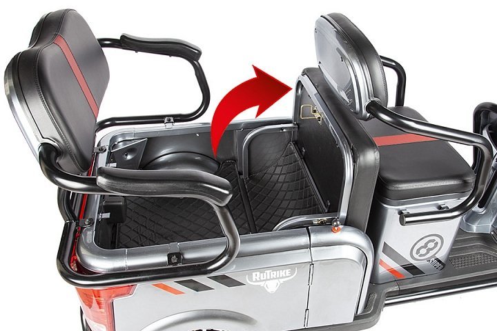 трицикл электрический rutrike экипаж
