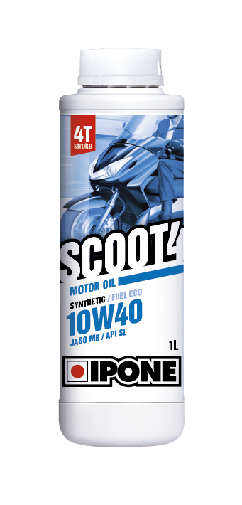 моторное масло  синтетическое ipone scoot 4 10w-40 1л (800383)