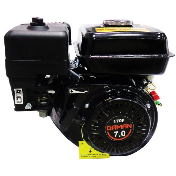 двигатель daman dm107p20 7 л.с 20мм