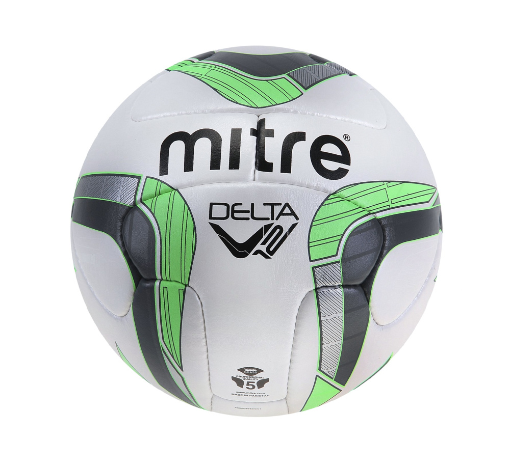 мяч футбольный mitre delta v12 bb8000wgf размер 5