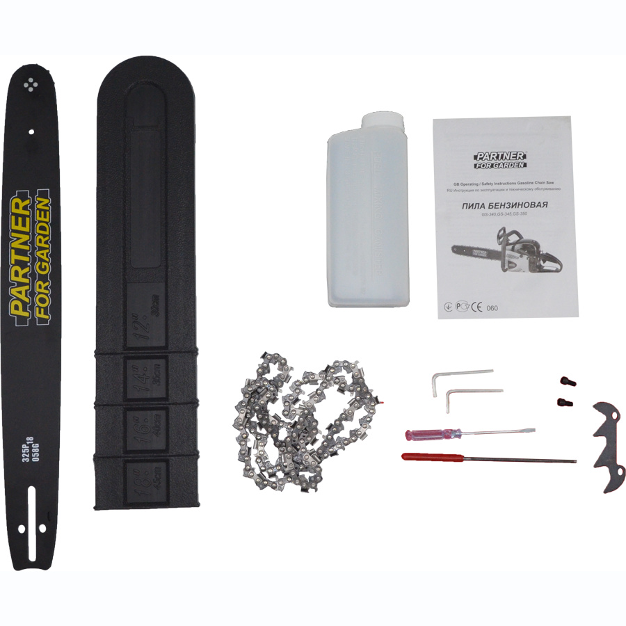 бензопила partner for garden gs-340