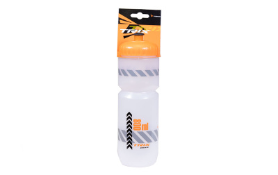 Фляга TRIX,800 мл,70°С/-10°С,LDPE,прозрачная,оранжево-белая