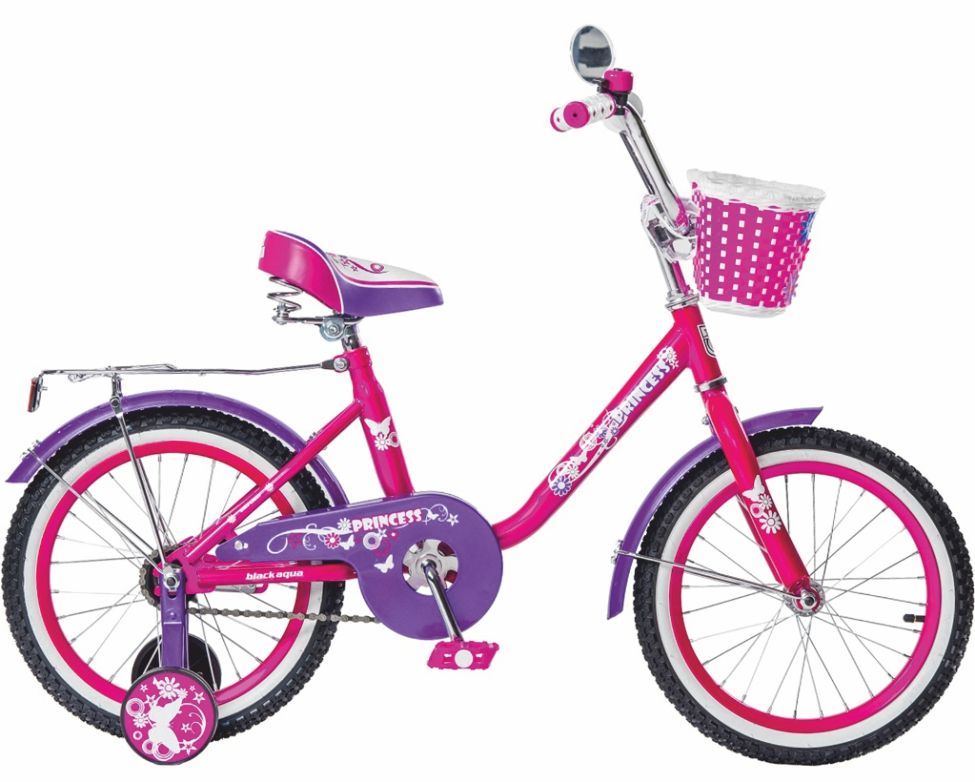 велосипед детский black aqua princess 20