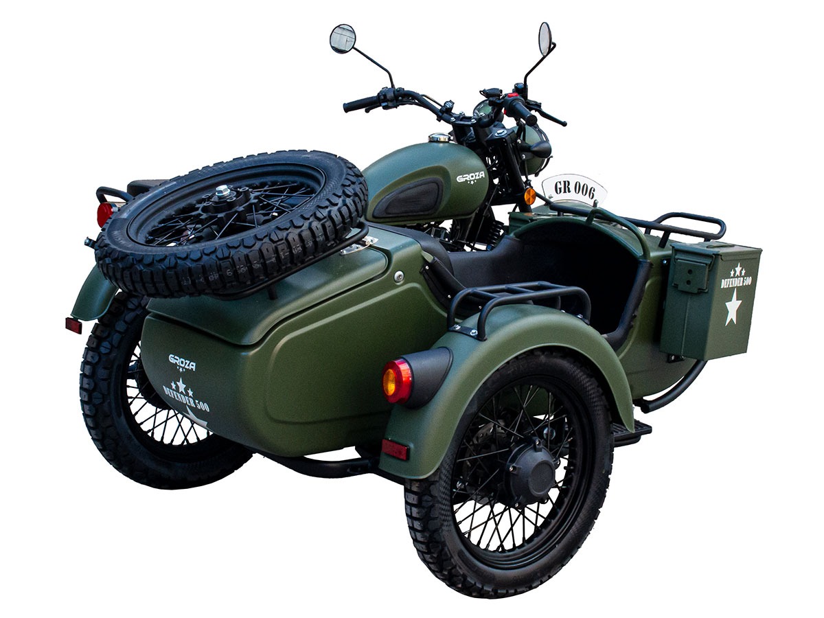 мотоцикл с коляской groza defender 500 efi (2023)