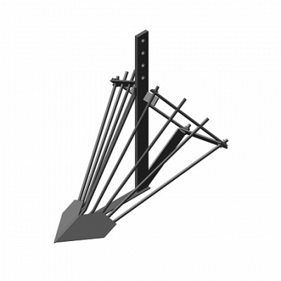 Картофелекопалка, стойка 10*500 мм шир 430 мм без сцепки ТИП2
