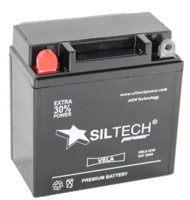 Аккумулятор SILTECH VRLA СТ-1210 12V10 A/ч п.п. (12N9-3B)