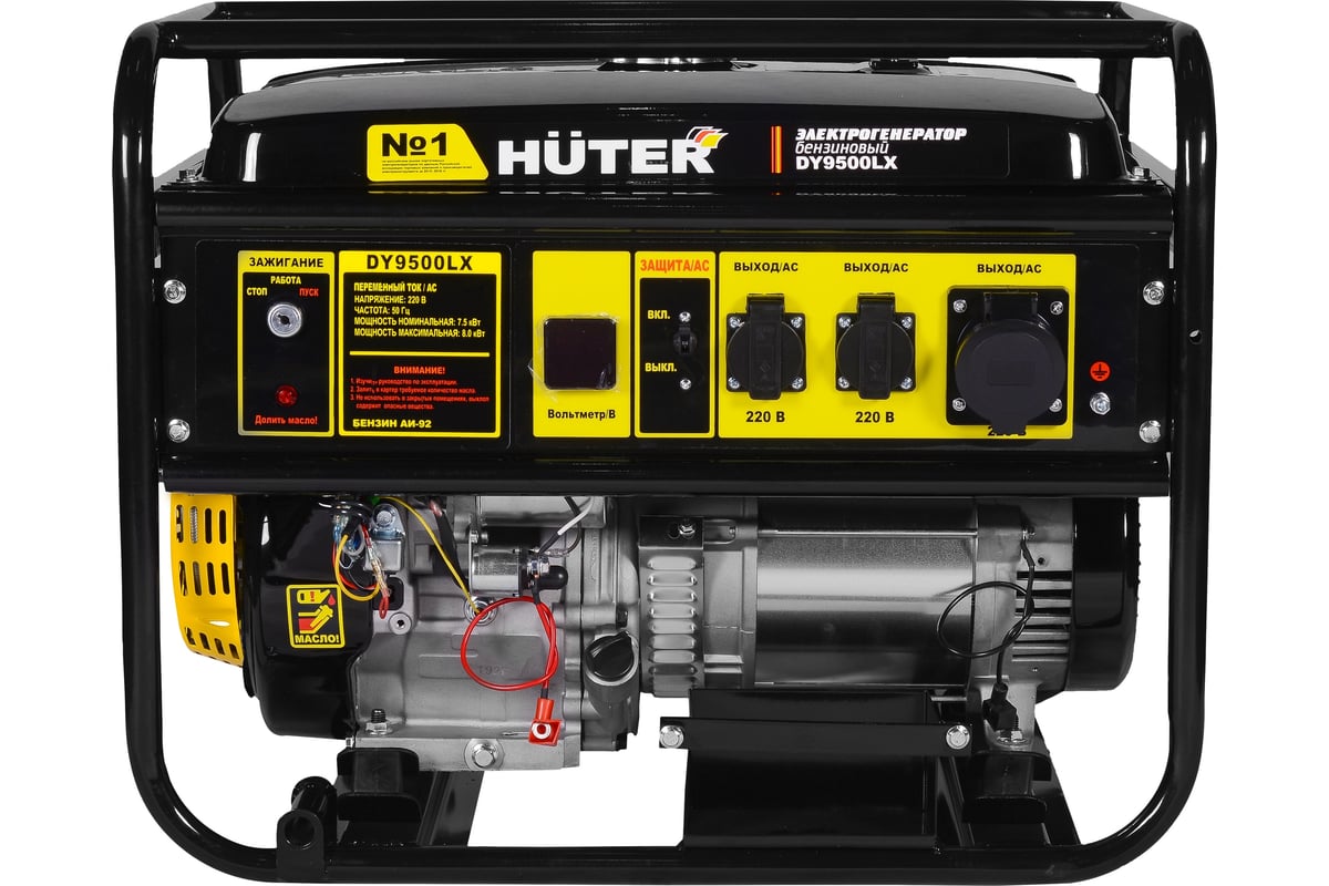 генератор бензиновый huter dy9500lx 64/1/40