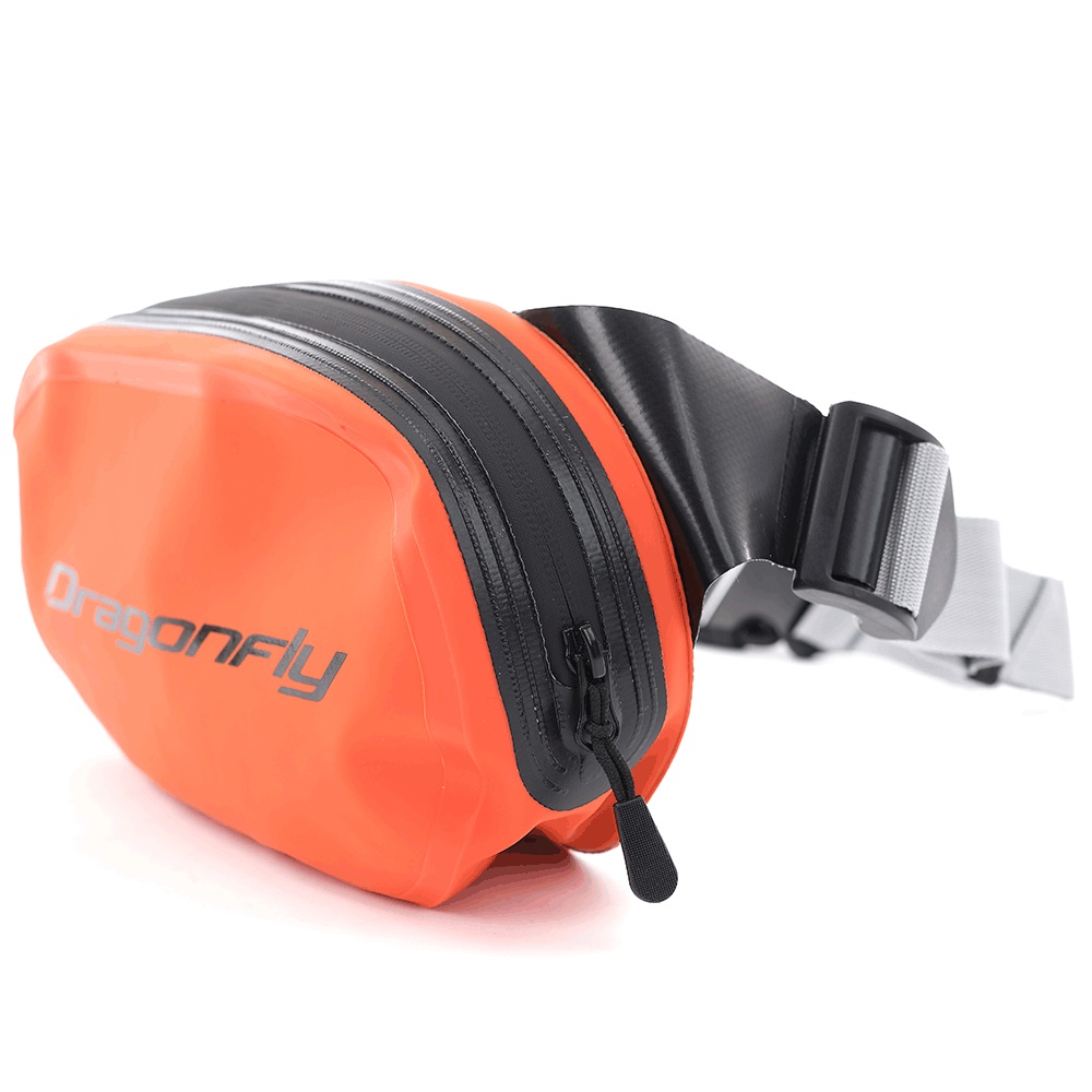 гермосумка поясная df wallet orange-black 2л.
