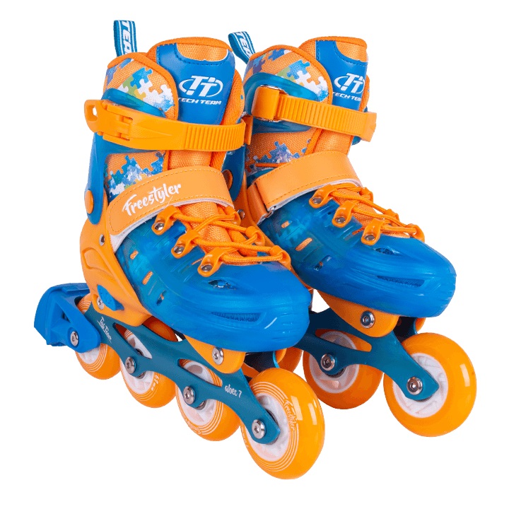 роликовые коньки 36-39 freestyler оранжевые