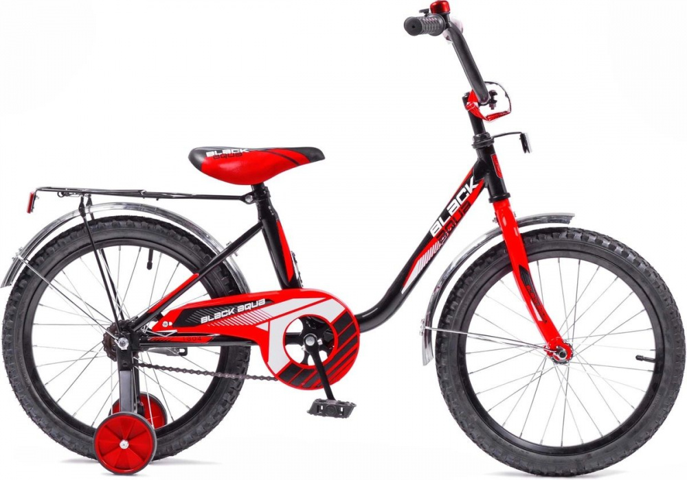 велосипед детский black aqua 18" светящиеся колеса