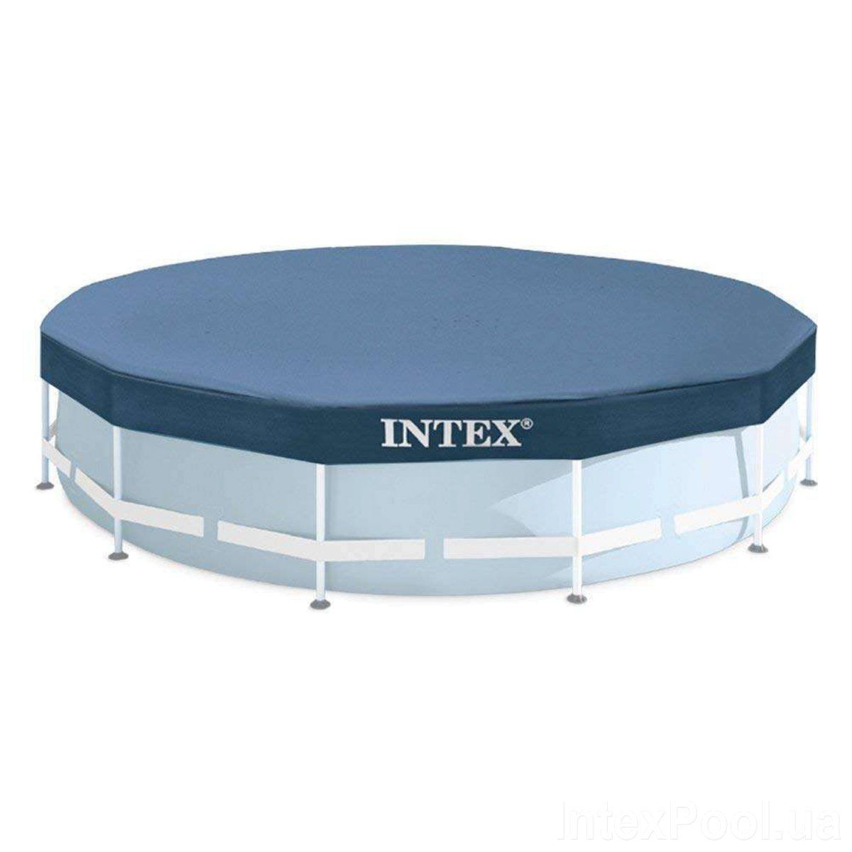 тент для каркасного бассейна 366 см intex 28031