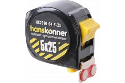 Рулетка Hanskonner 5x25, 2 стопа HK2010-04-5-25